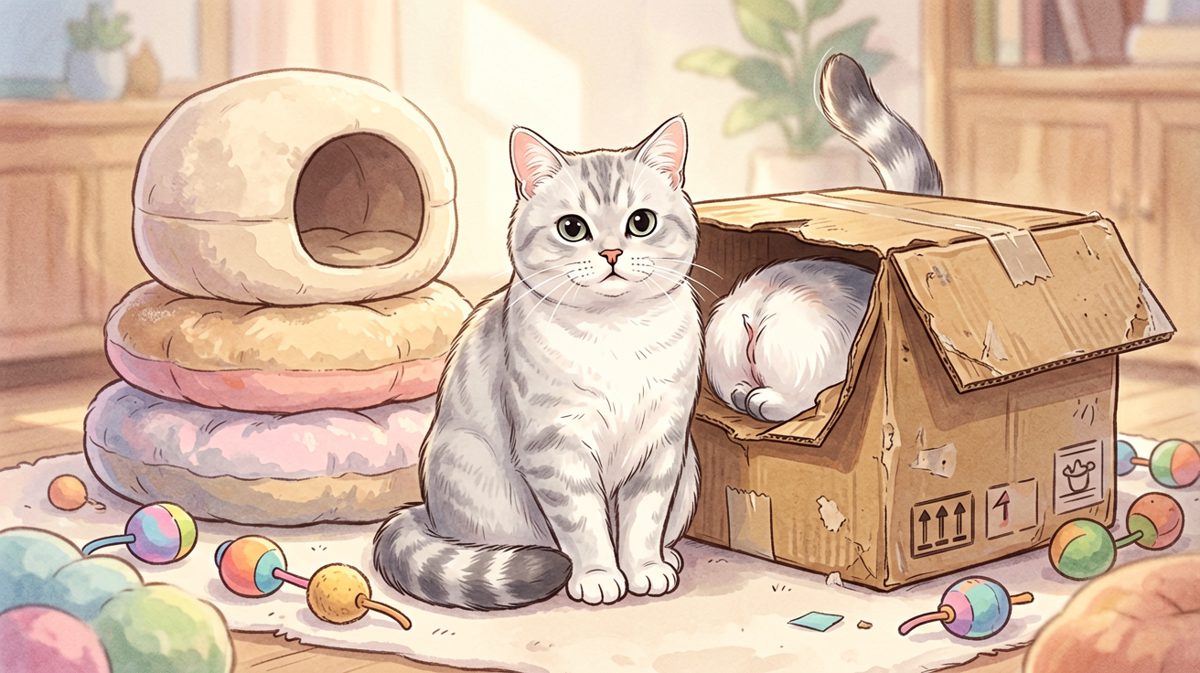 猫：谢谢，但我就喜欢这个免费的家