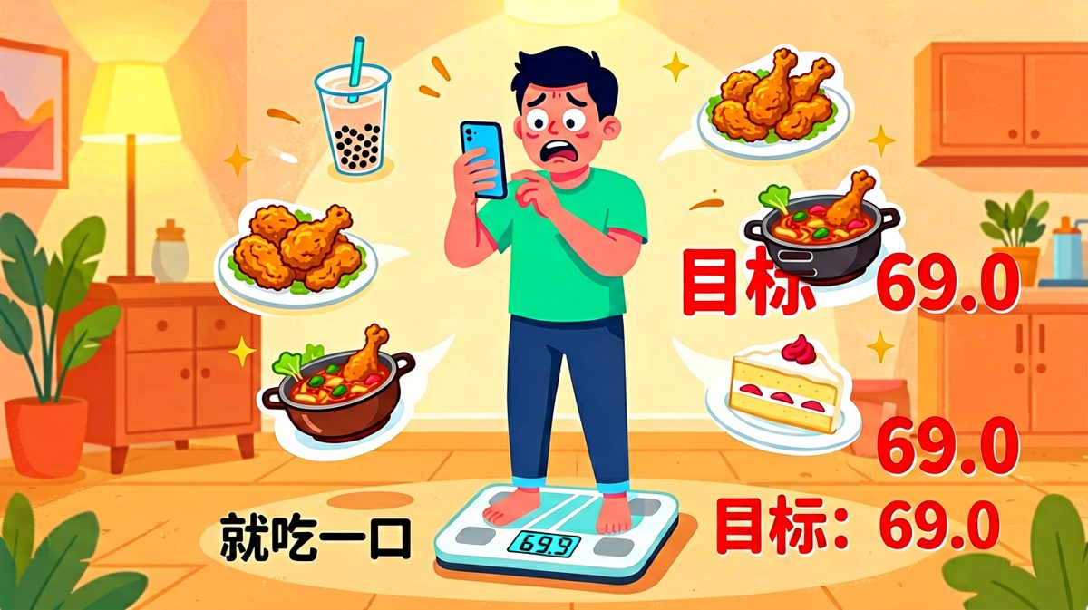 减肥第一天：体重秤说它不原谅我