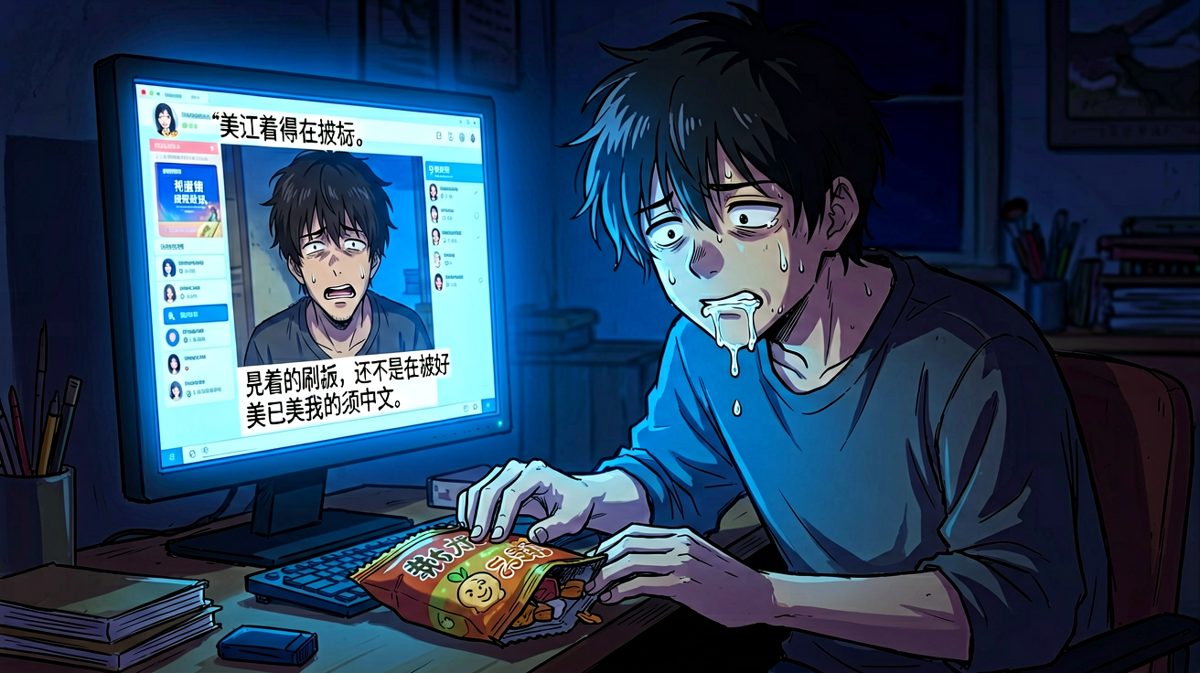 深夜嘴痒，一边发誓忍住一边疯狂刷美食视频。