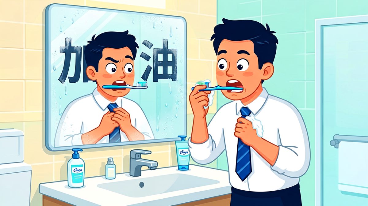 挣扎三秒钟后，主角突然觉醒，准备战斗！