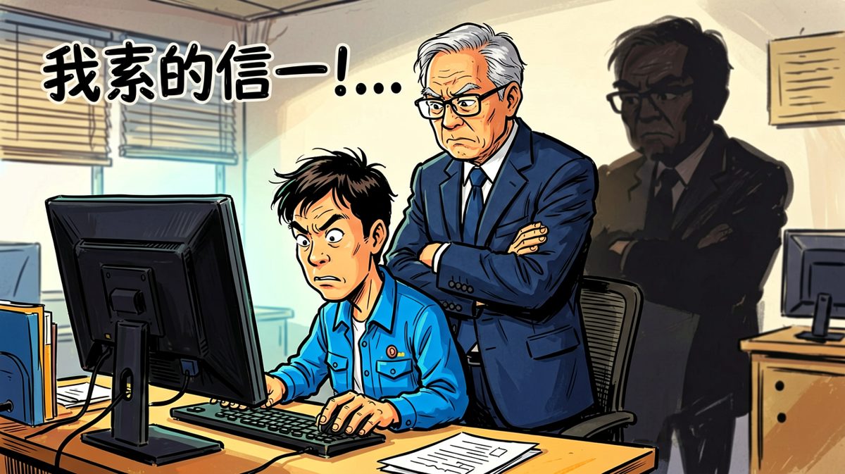 老板悄然而至，打工人毫无察觉