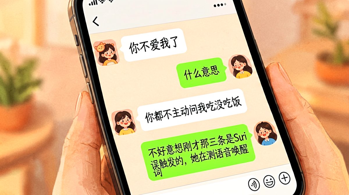 Siri背锅：你以为他在冷暴力，其实他只是忘了关语音助手