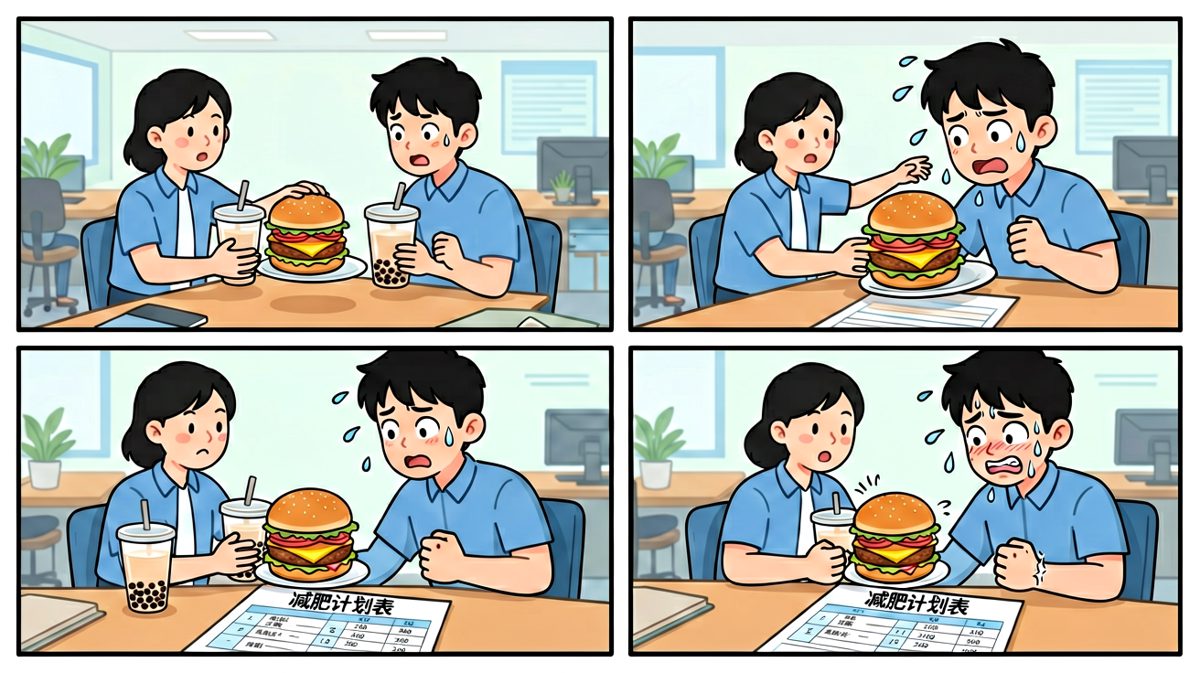 同事送来了诱惑……该不该吃？