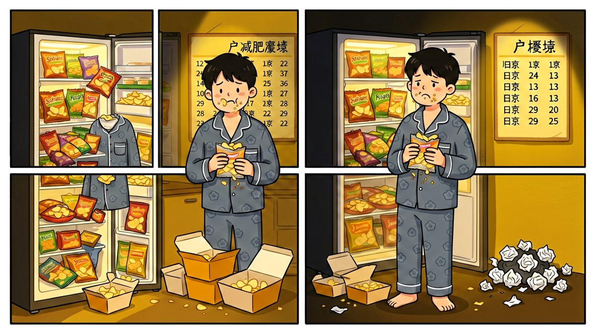 算了，减肥明天再说吧！