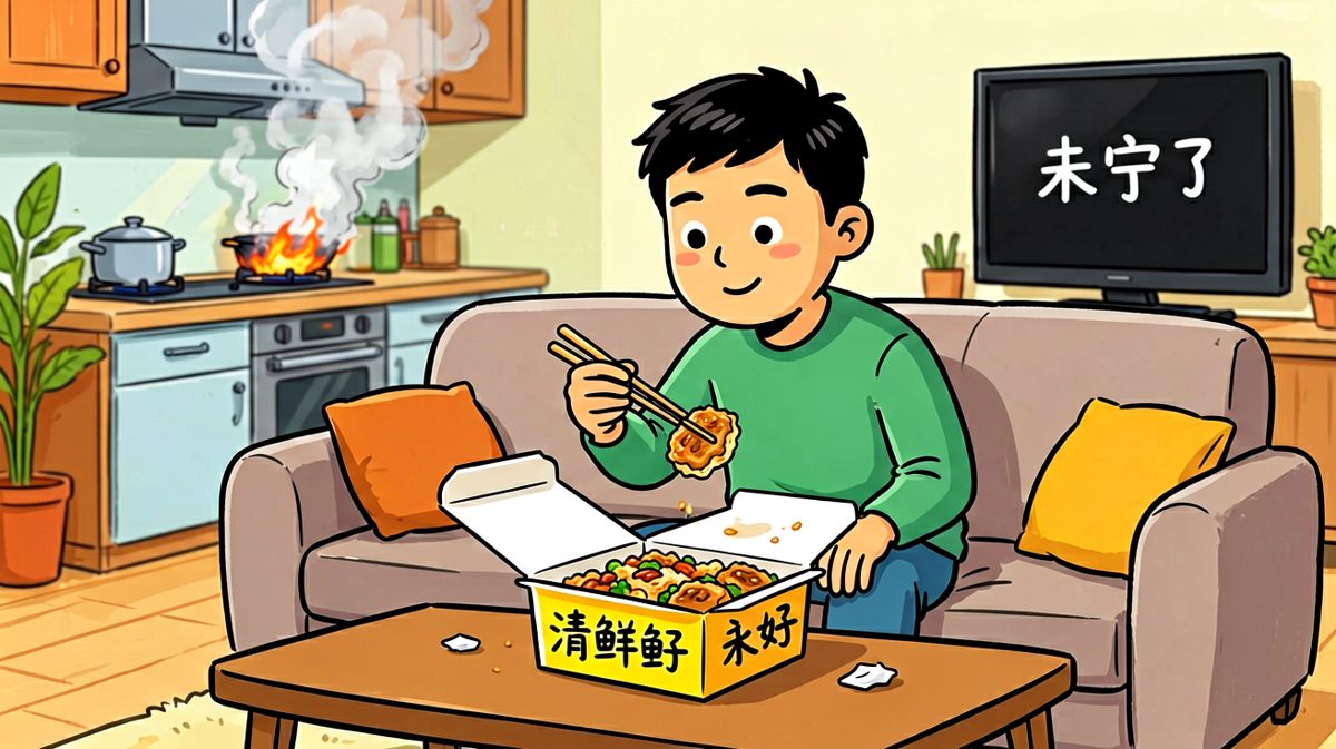 最终选择外卖，科技不如微波炉