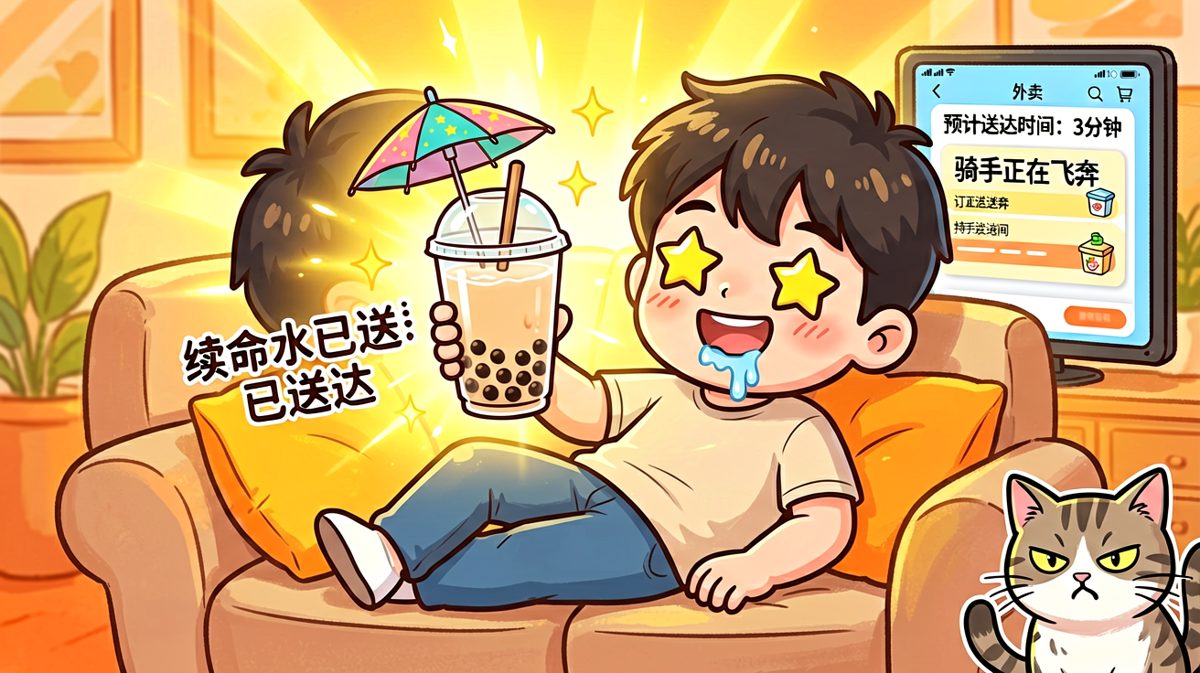 人生苦短，先喝奶茶——这是本打工人的人生信条。