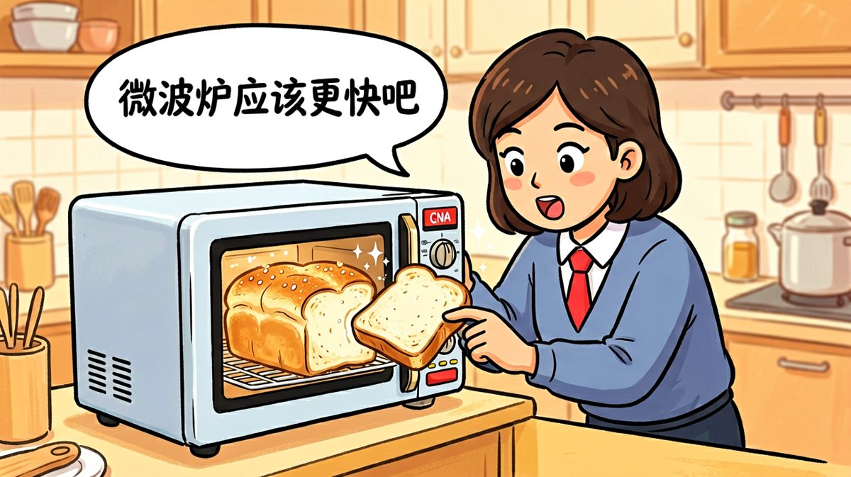 第三格：灵机一动用微波炉『补救』，却走向更深的深渊