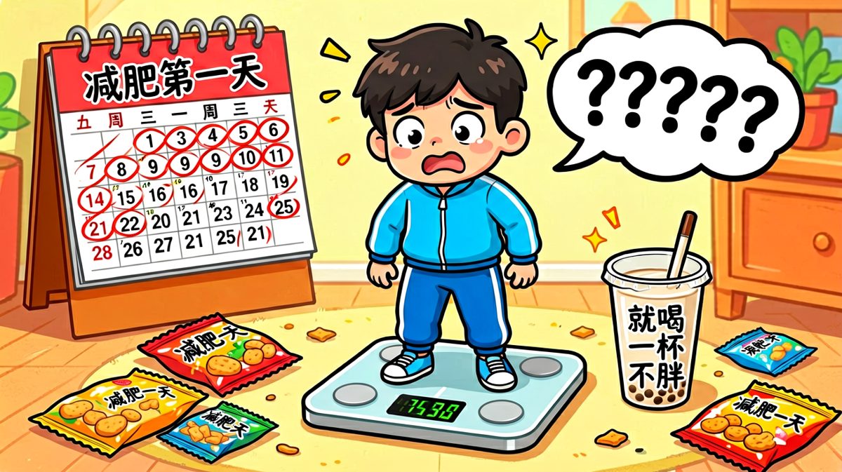 减肥计划：从下个星期一开始，永远的下个星期一