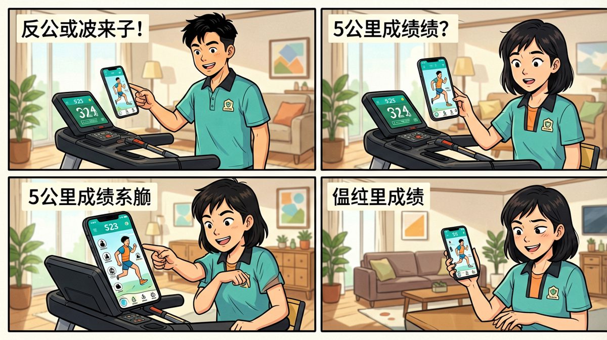 今日成就：手机计步器帮我跑了五公里