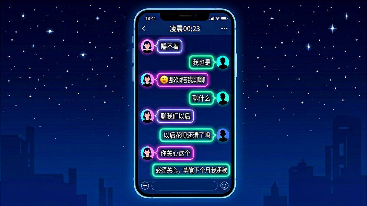 深夜浪漫告吹，男朋友比你还担心花呗