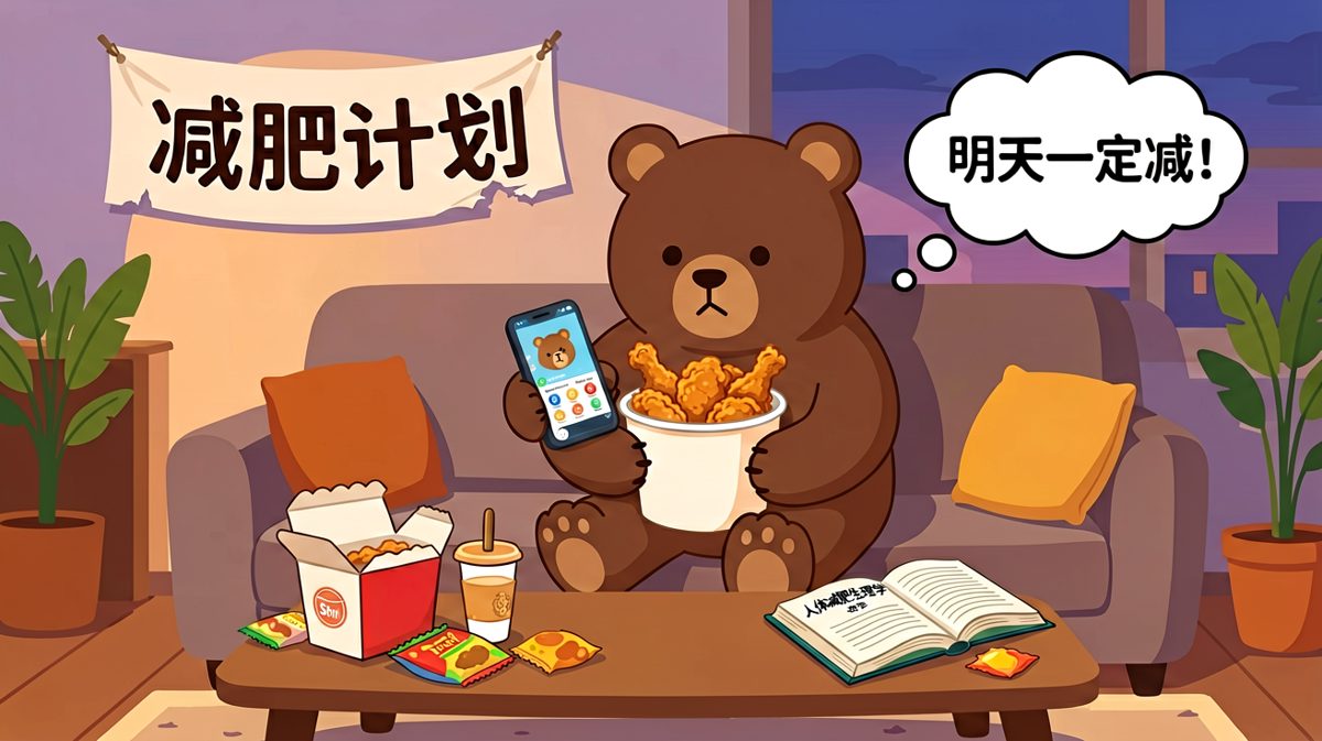 最终领悟：减肥是明天的事，今天先吃好。