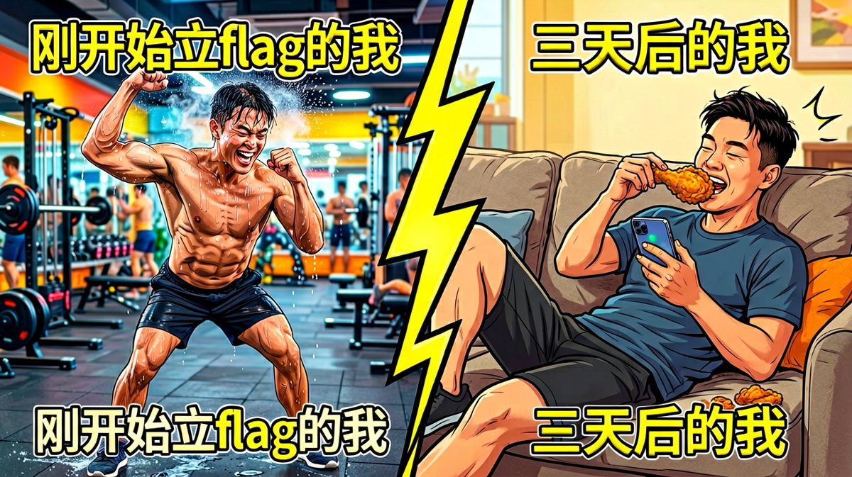 减肥这件事，从明天开始永远是认真的