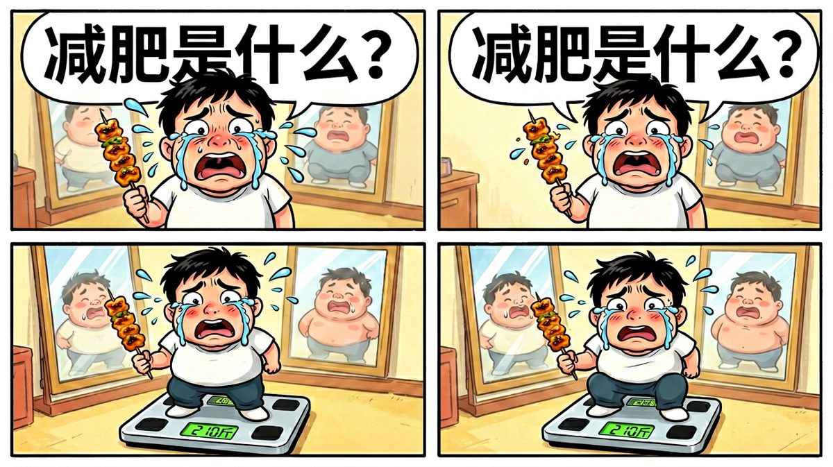 减肥第一天结束，体重反升十斤