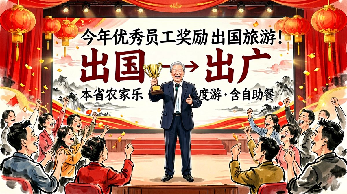 出国旅游——结果出到隔壁市农家乐。