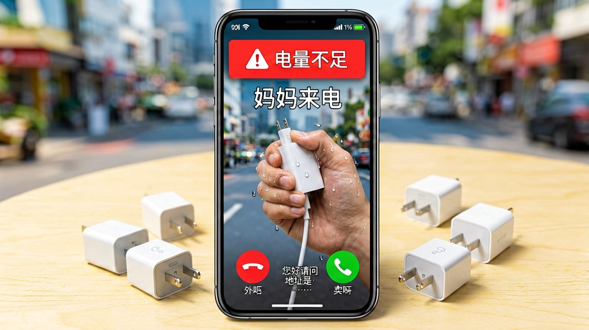 电量1%时，整个世界都在找你要电话