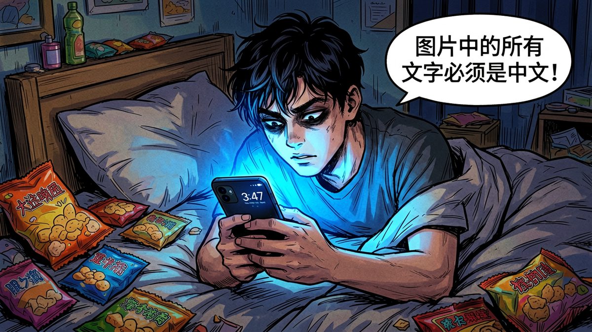 嘴上说睡身体却很诚实地刷到了三点