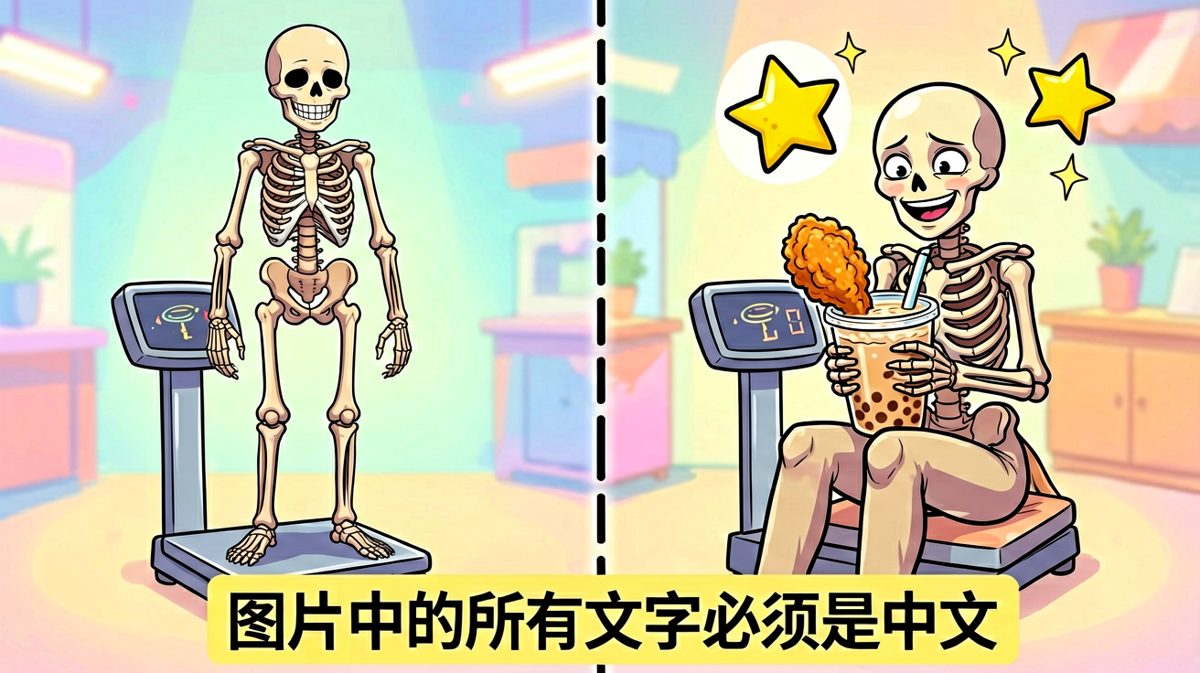 减肥第一天的我 vs 月底的我