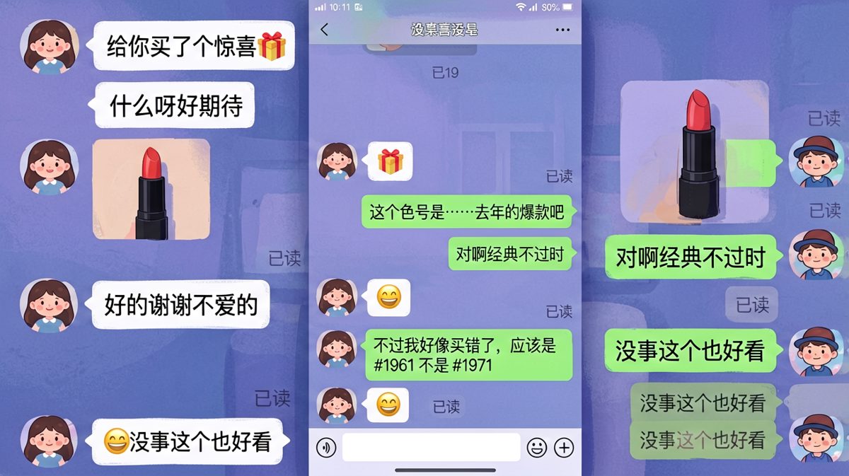 买错口红色号，比直接说'你胖了'还致命