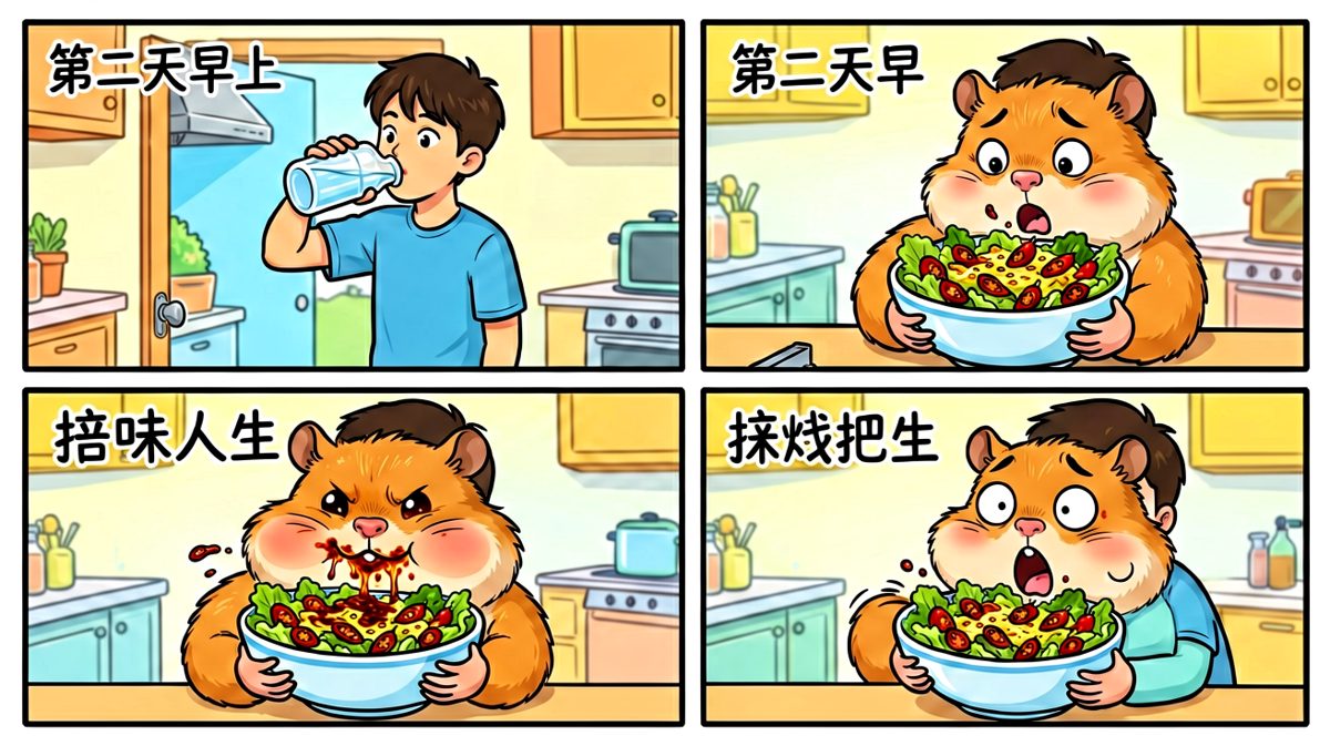 被撞个正着，室友世界观崩塌