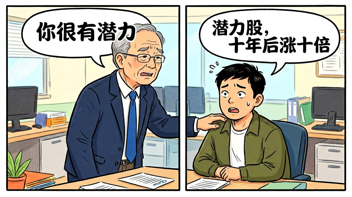 老板夸潜力：十年后才涨的潜力股