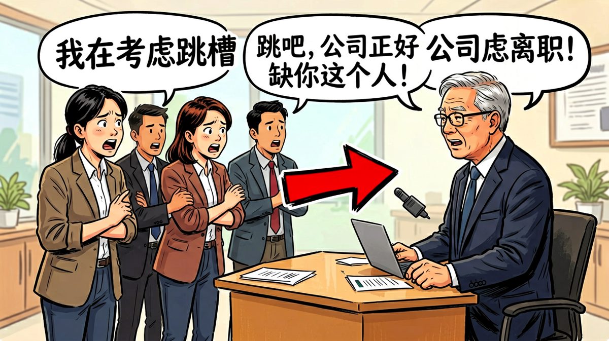 员工想跳槽：老板竟说'正缺你这个人'