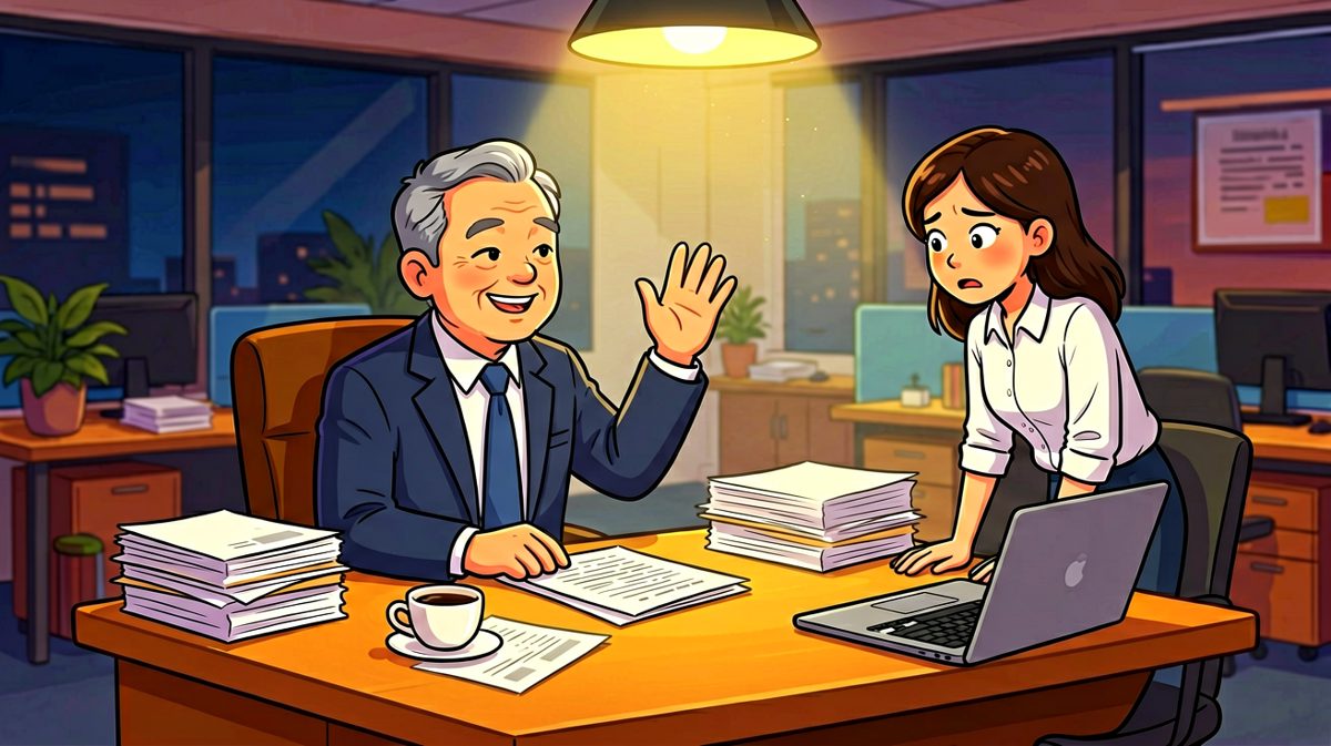 深夜老板独召员工谈话，气氛微妙——'来，坐，我有件事想和你聊聊……'