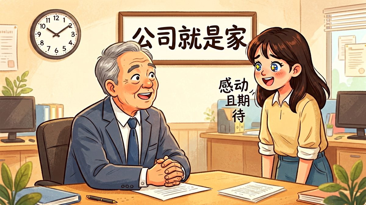 老板深情发言：'公司一直很看好你，这次特意给你争取了一个大项目……'