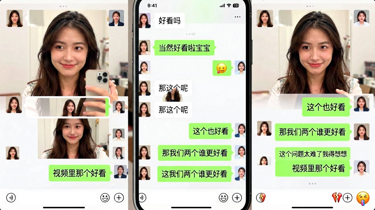 送命题来了——女生让男生二选一，男生最终选择了实话实说。