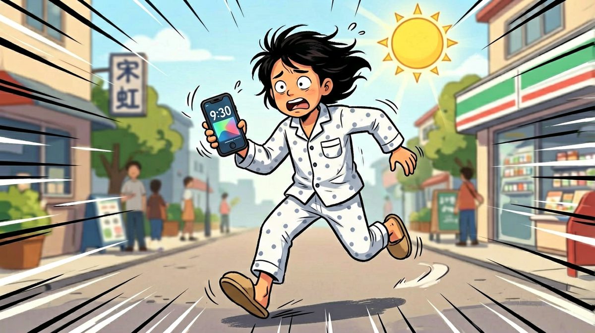 冲出门才发现……今天其实是周六