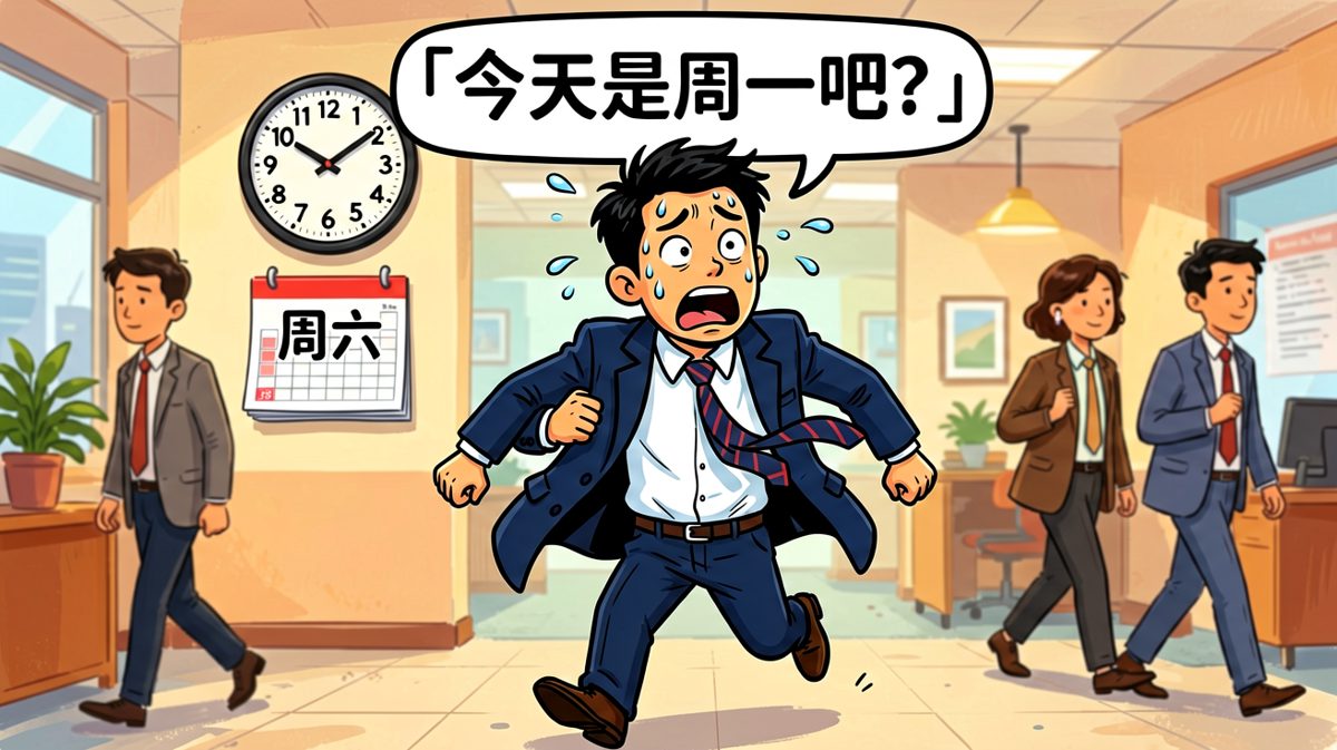 冲到公司才发现——今天明明是周六