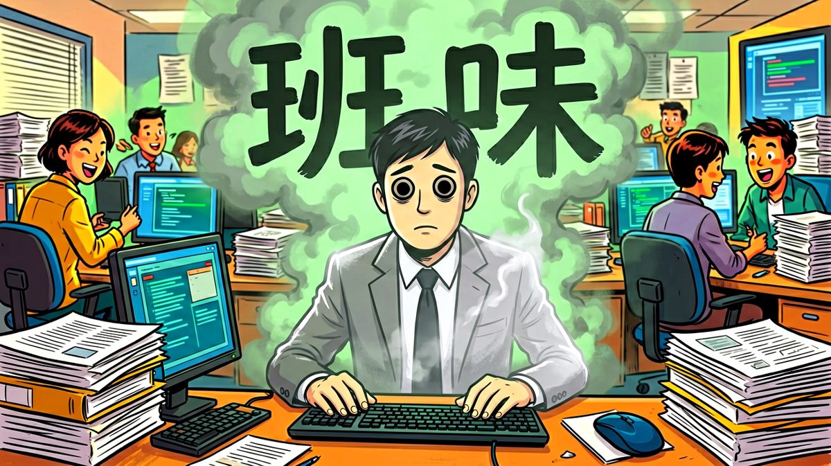 早上打卡时：我的灵魂还在床上