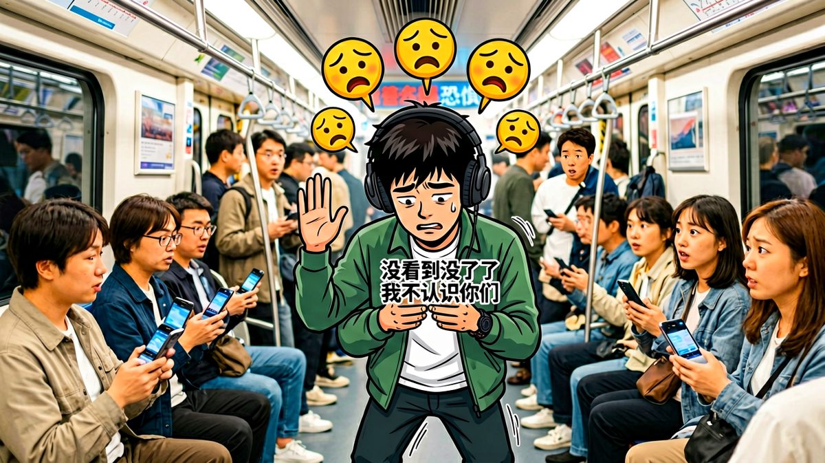 社恐的日常：只要我够低조，就没人能跟我搭话