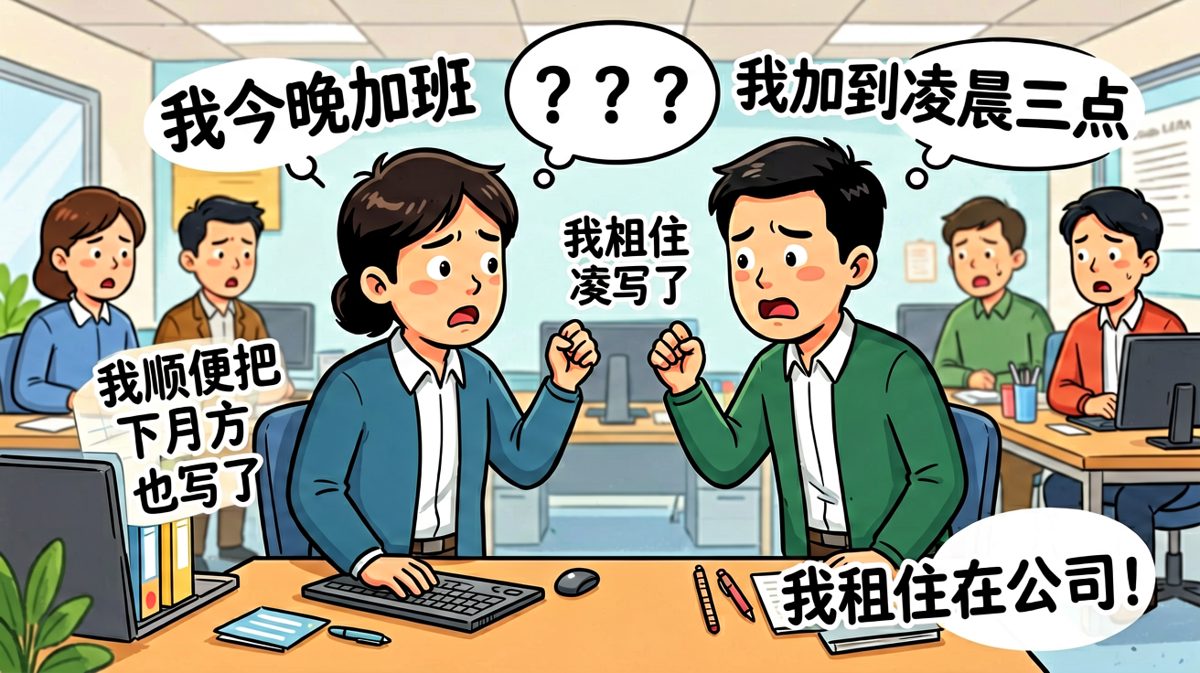 卷王对决：谁先眨眼谁就输了