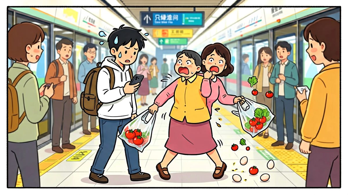 一出门就社死现场