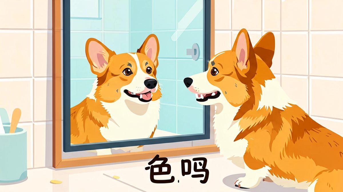 这只坏狗为什么学我凶巴巴的样子！