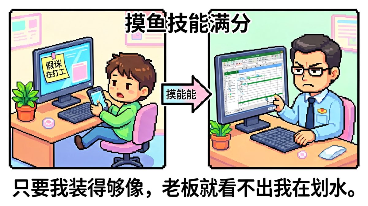摸鱼艺术·领导的凝视