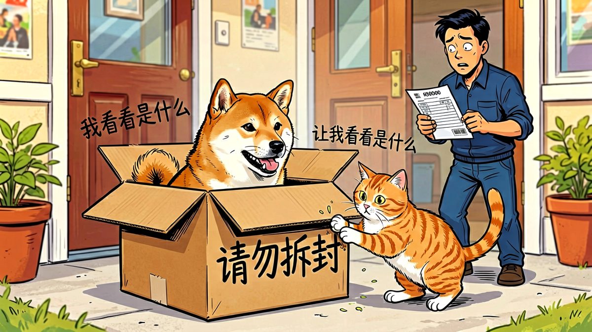 快递员：这个订单的收件人精神状态可能不太稳定