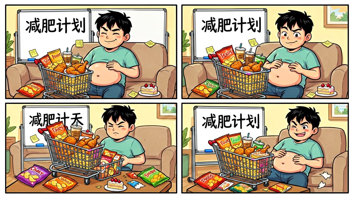 减肥计划，成功搁浅