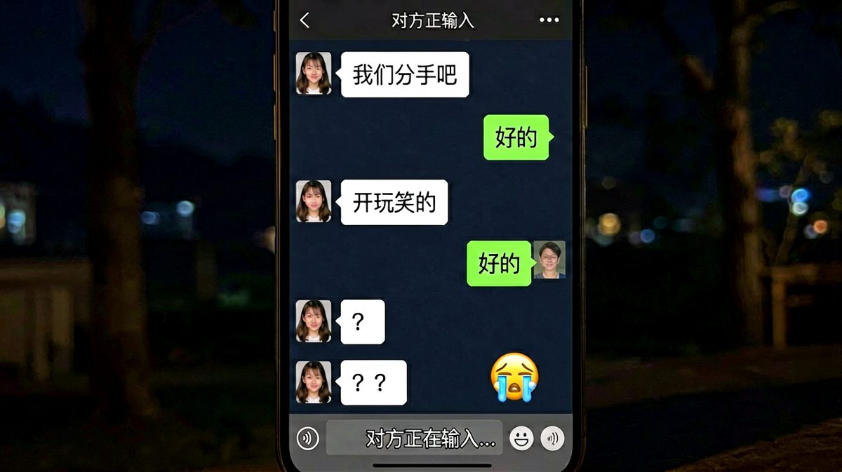 说分手秒答应，后悔的是你自己