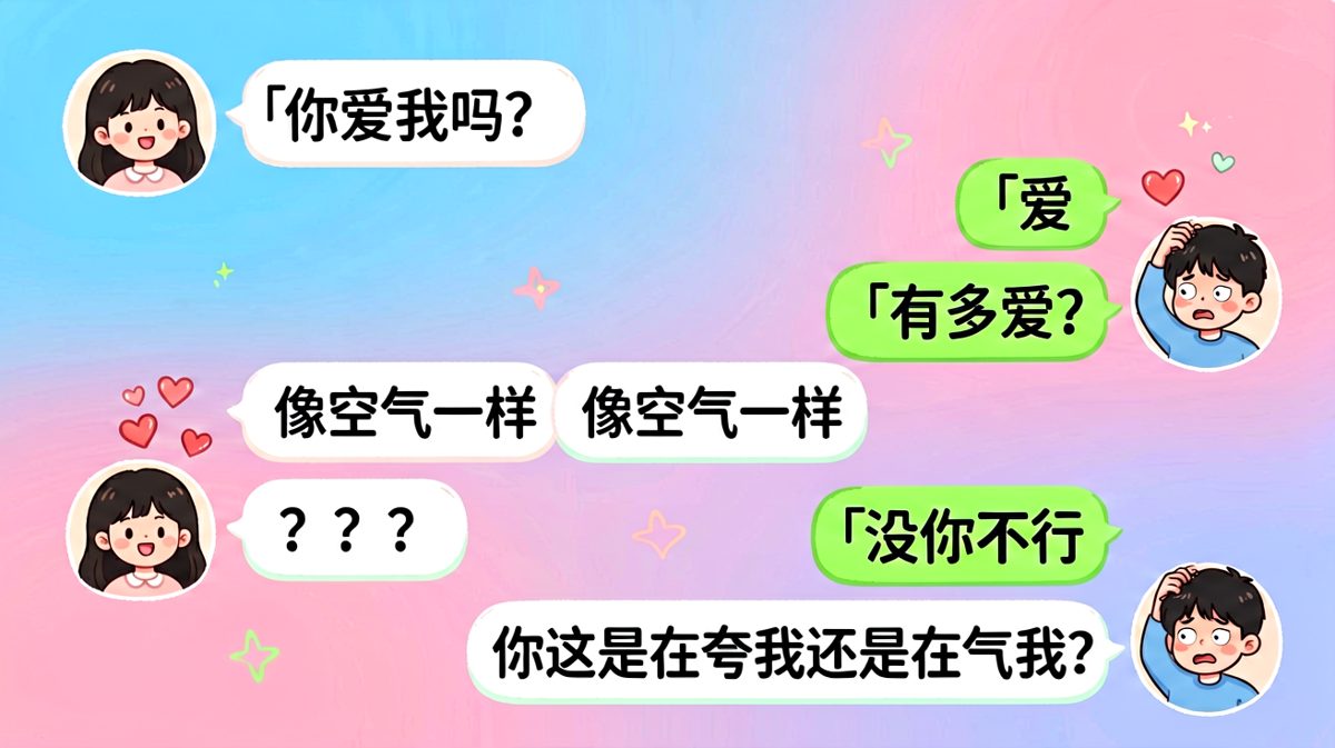 「爱你像空气」的情商翻车
