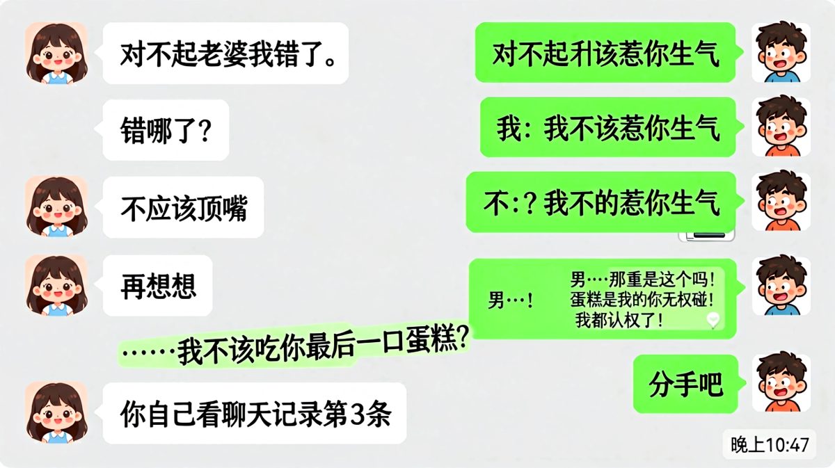 道歉可以，但别翻旧账。