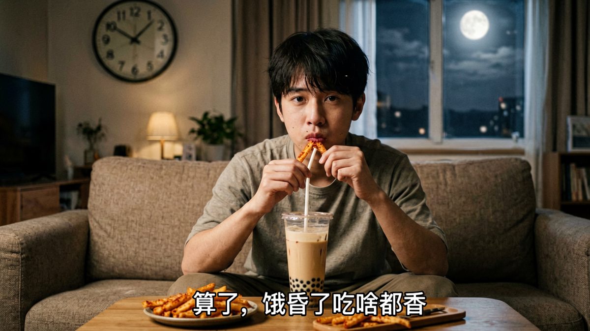 凌晨两点，和送错的外卖和解了