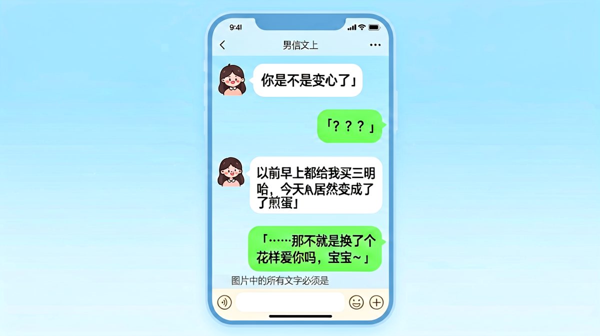 「变心」乌龙：女生以为被甩，结果只是早餐换了花样