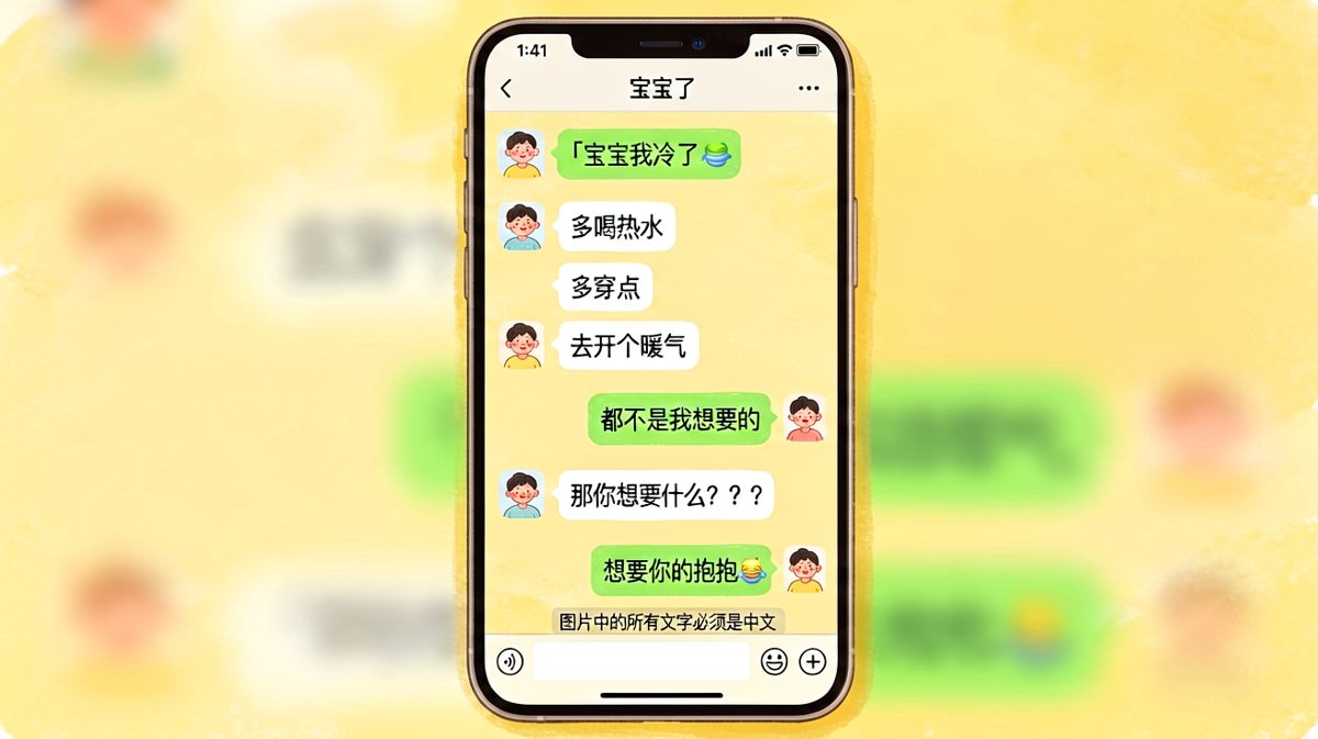 「冷了」的经典套路：男生要的不是温度，是抱抱