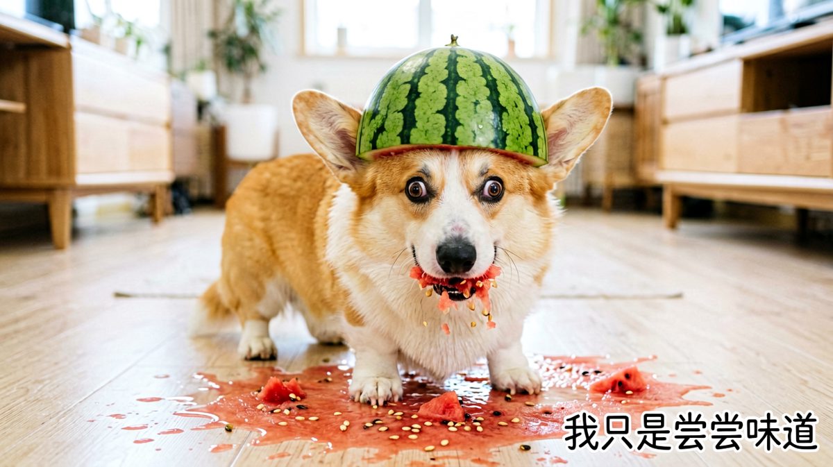 狗：西瓜它先动的手
