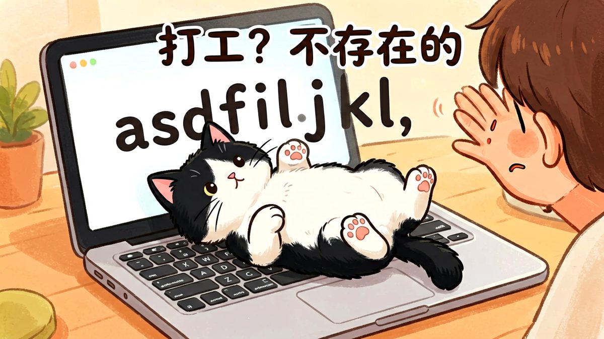 猫：这是我的新键盘，我说了算