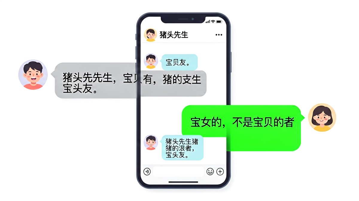 「对不起我错了」然后他说了一串让女友彻底暴走的理由。