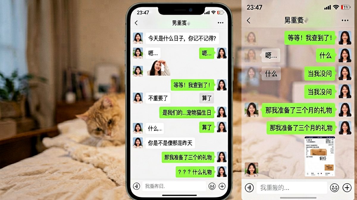 纪念日危机以'前任'为反转高潮