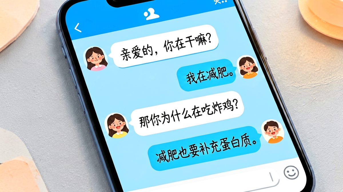 减肥吃炸鸡还振振有词，理直气壮的反差萌