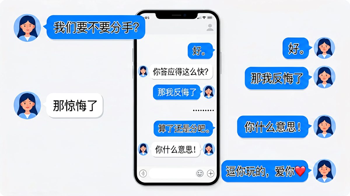 分手玩笑开过头，求生欲反转救场